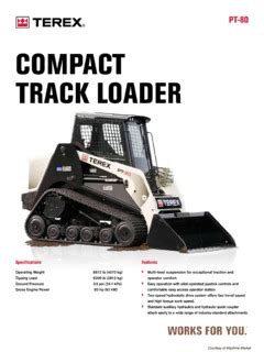 terex pt 80 skid steer specs|terex pt80 dimensions.